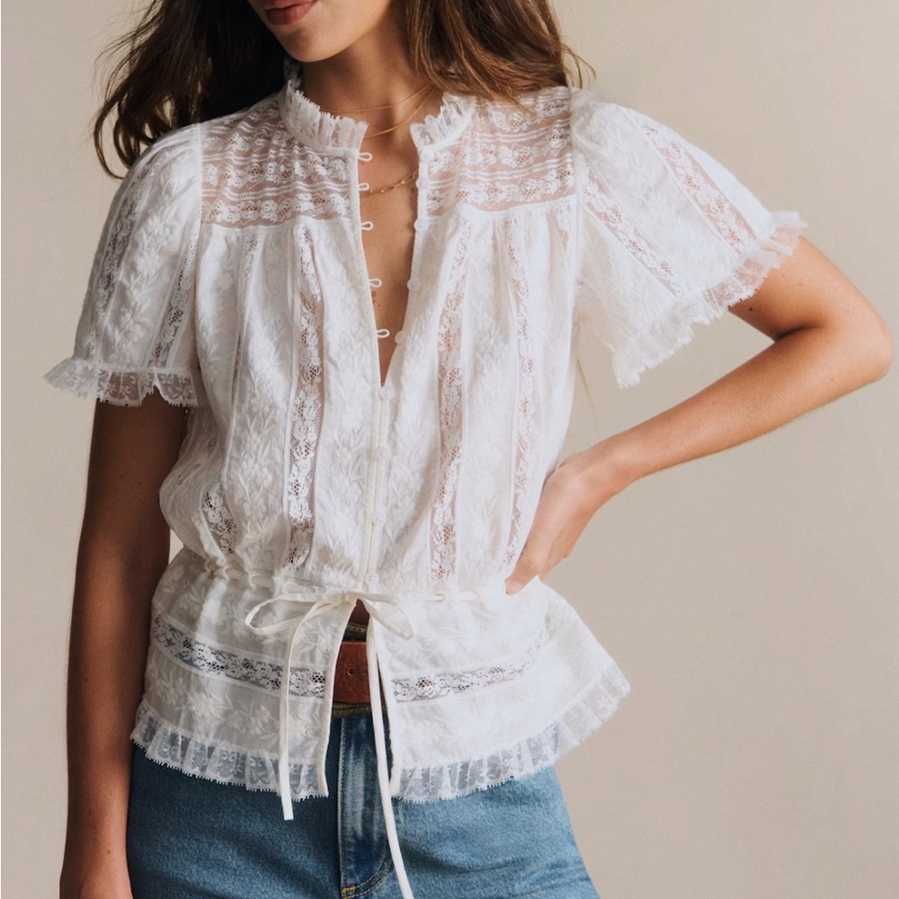 Sezane Shenali shirt size 6